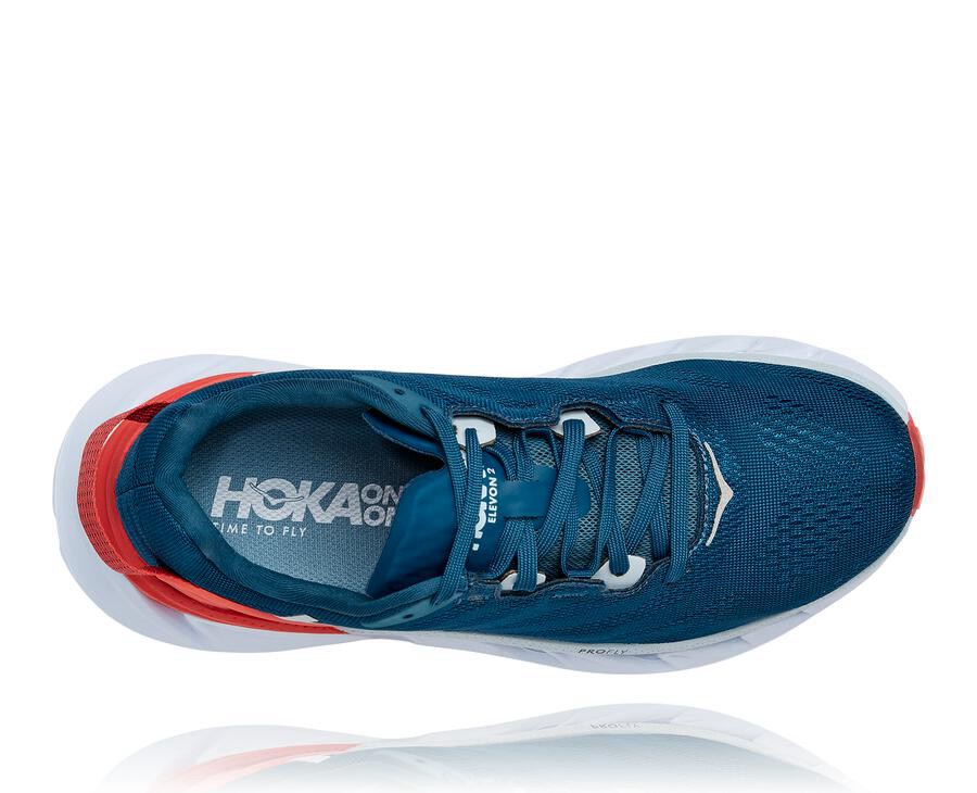 Hoka One One Løbesko Dame - Elevon 2 - Mørkeblå/Hvide - 928746ZEM